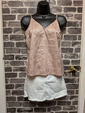 H & M Divided Silky Floral Camisole Top